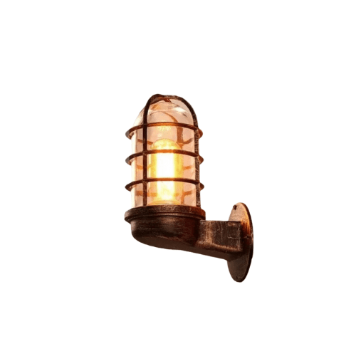 CUIVRÉ / PAS D'AMPOULE Applique murale genre industrielle vintage