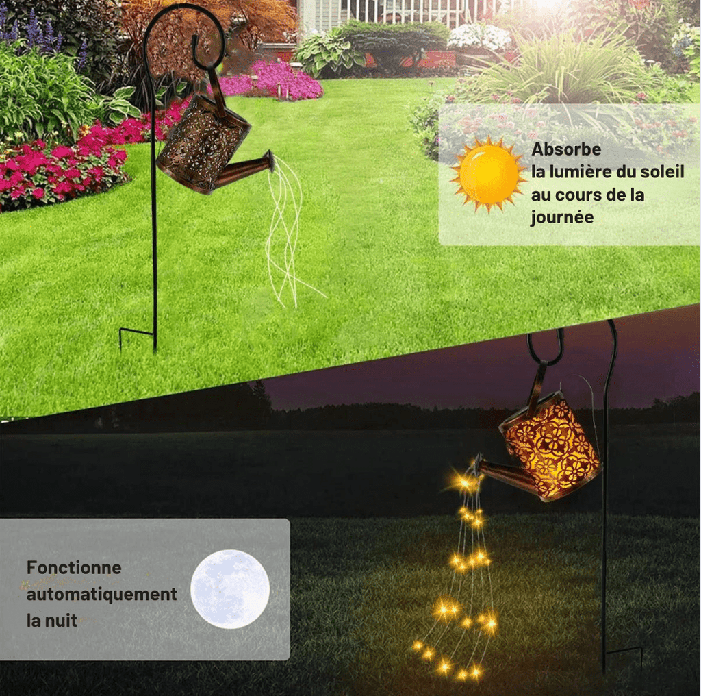Deco jardin lumineuse solaire