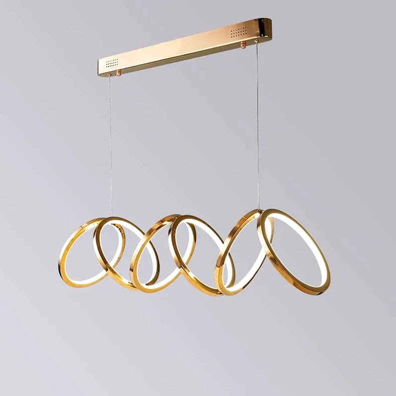 DORÉ / 100CM / LUMIÈRE CHAUDE luminaire suspension anneau led