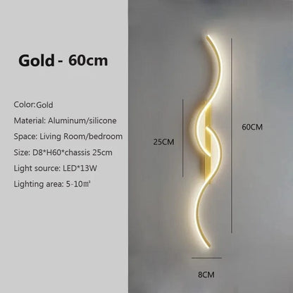Gold-60cm / Warm white applique new