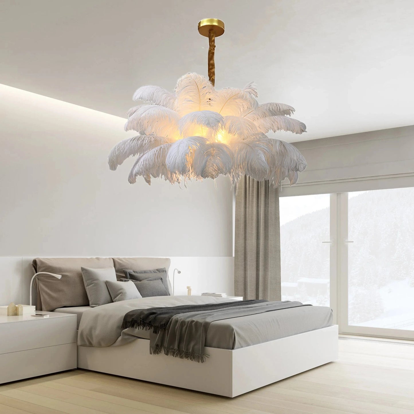 Grand Lustre Plumeau