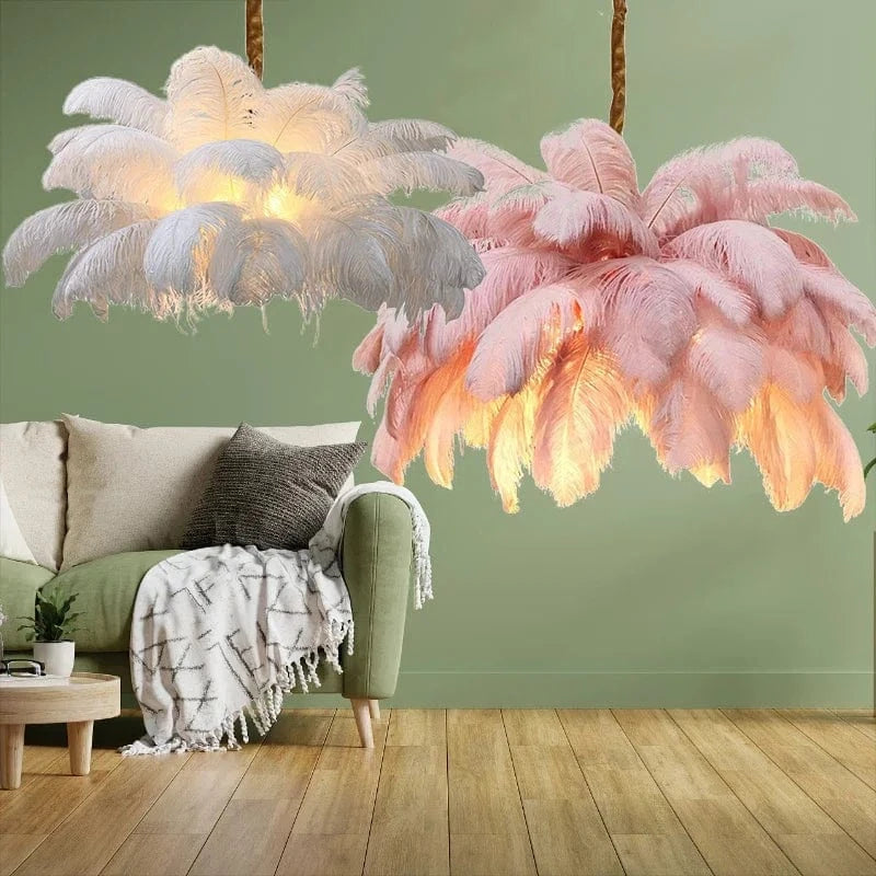 Grand Lustre Plumeau