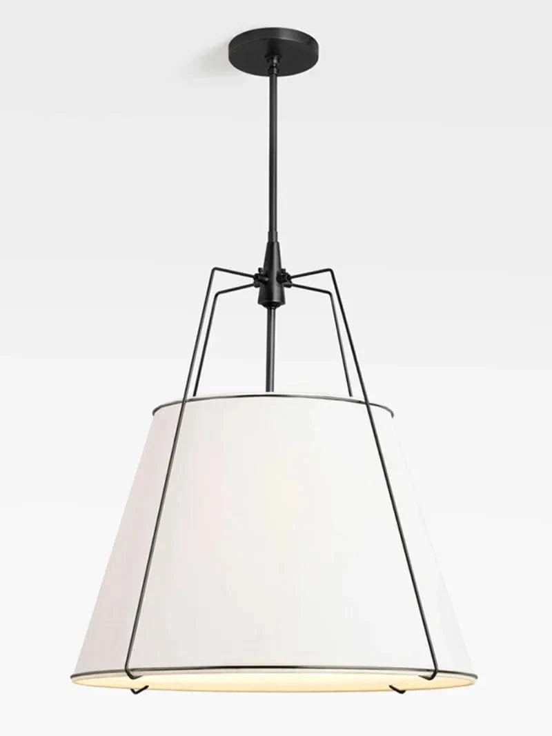 black / D50xH55cm / Neutral Light Gros abat-jour suspension