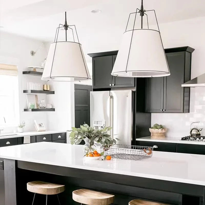 Gros abat-jour suspension