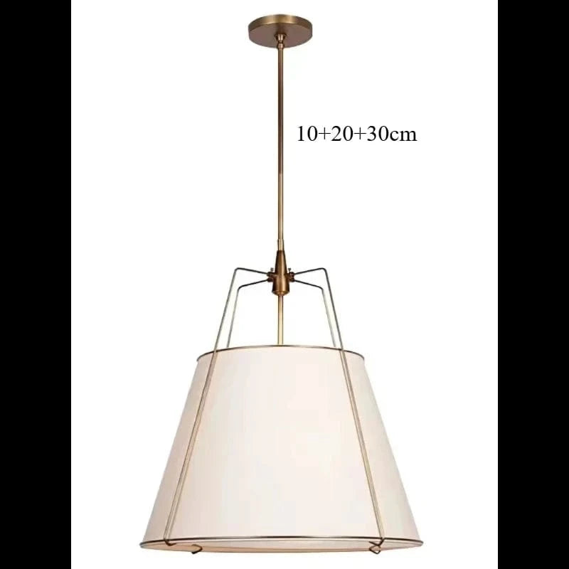 Gros abat-jour suspension