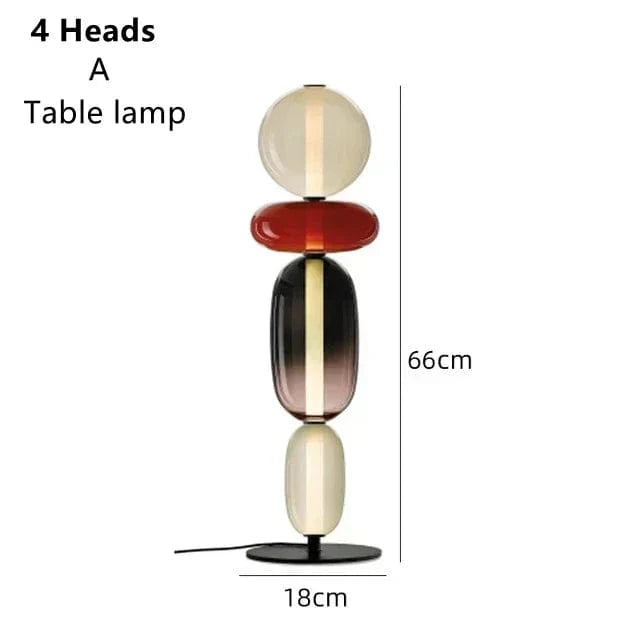 Lampadaire en verre design