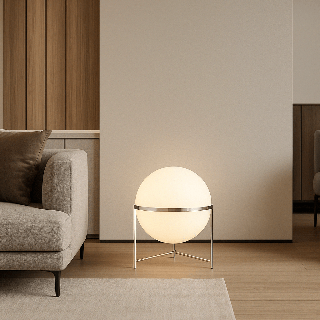 Lampadaire globe