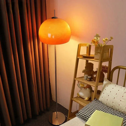 Lampadaire orange vintage