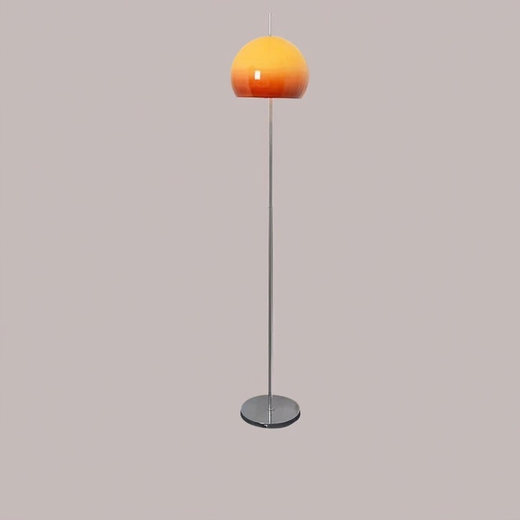Lampadaire orange vintage LUMIÈRE CHAUDE UNIQUEMENT