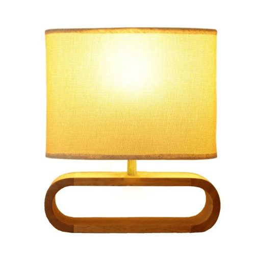 Lampe à poser bois