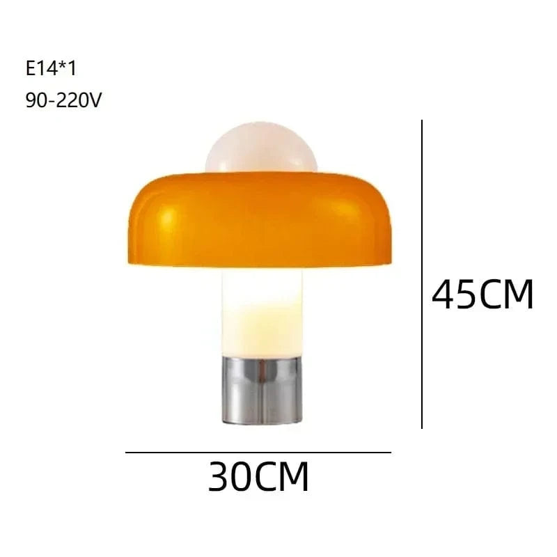 Lampe champignon design Italien