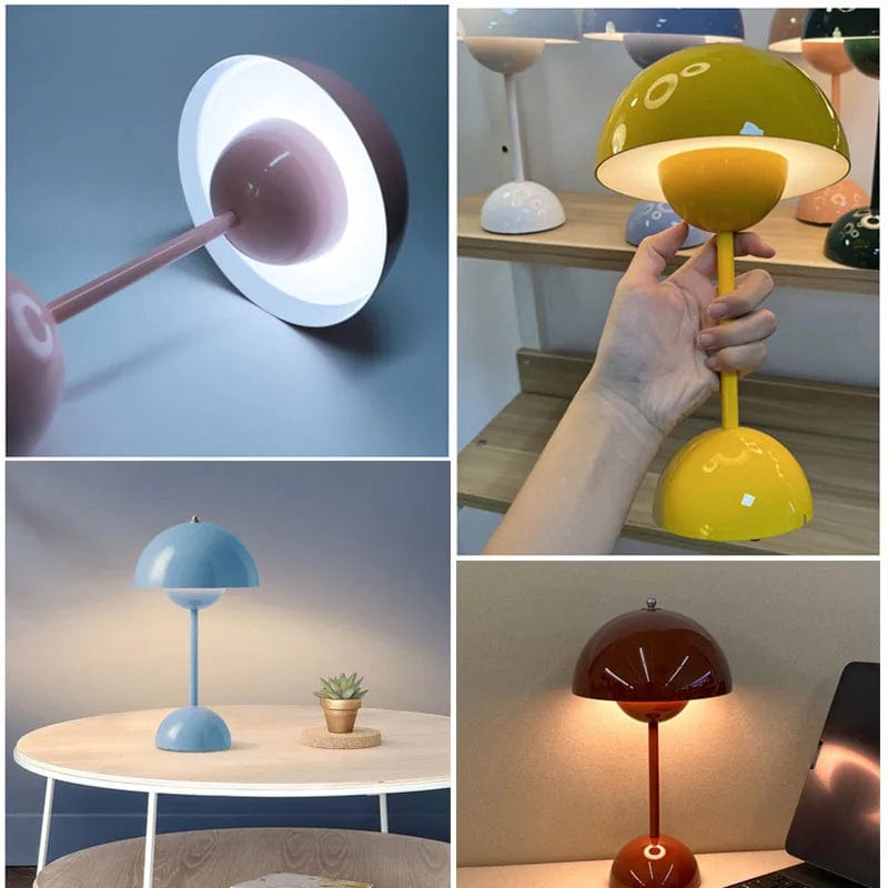 Lampe champignon sans fil