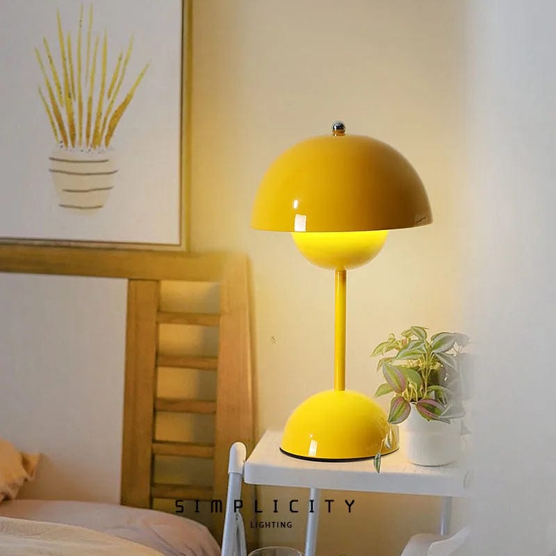 Lampe champignon sans fil