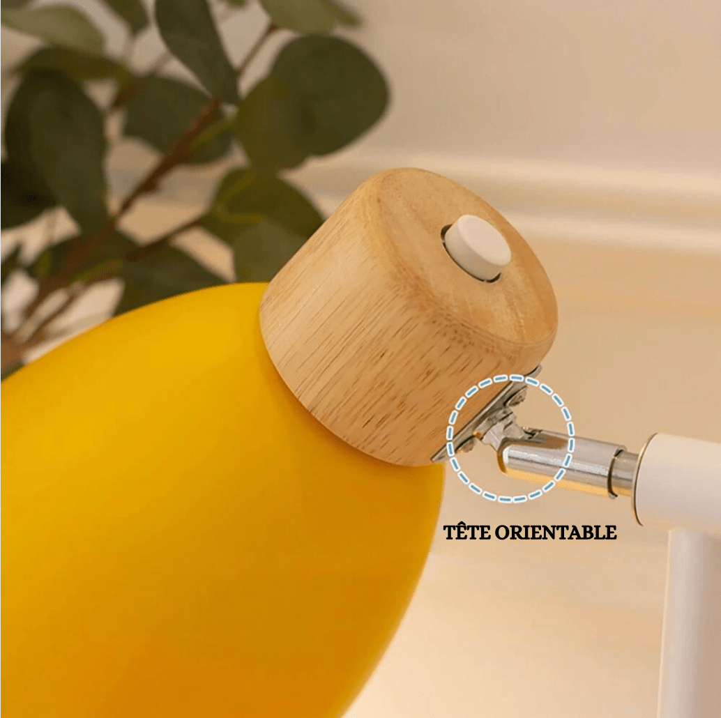 Lampe de bureau en bambou