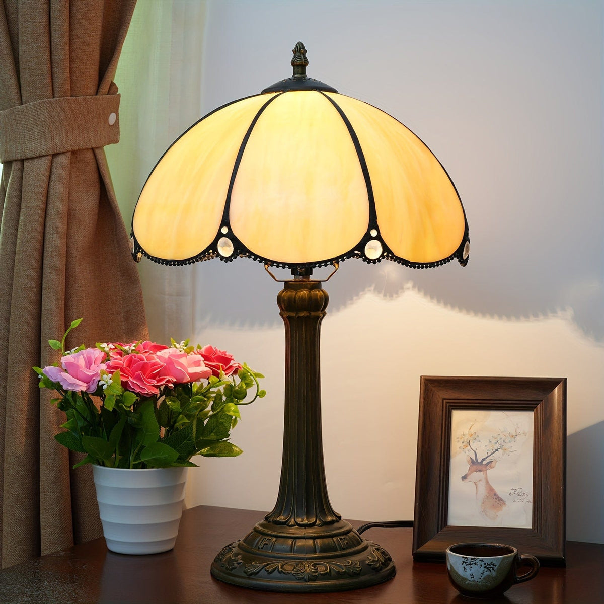 Lampe de bureau tiffany