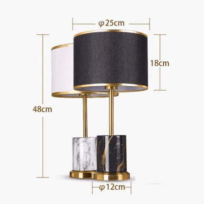 Lampe de chevet marbre