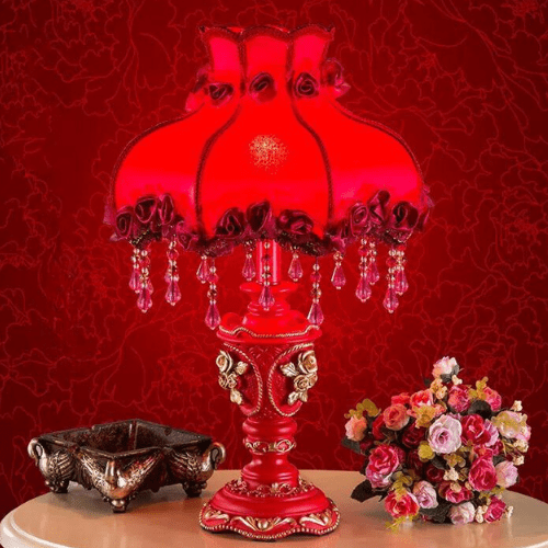 Lampe de chevet romantique