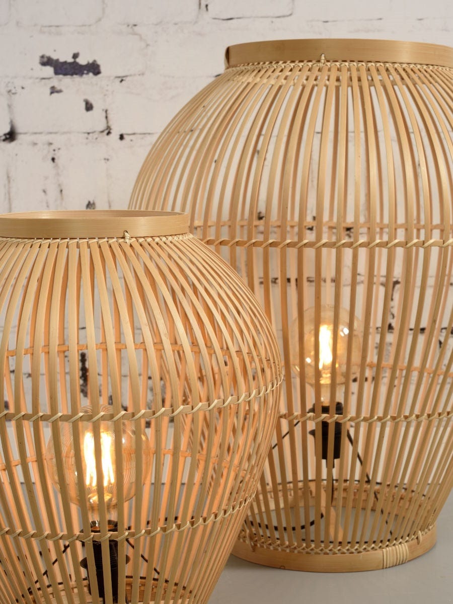 Lampe de Sol Bambou Tuvalu Naturel L