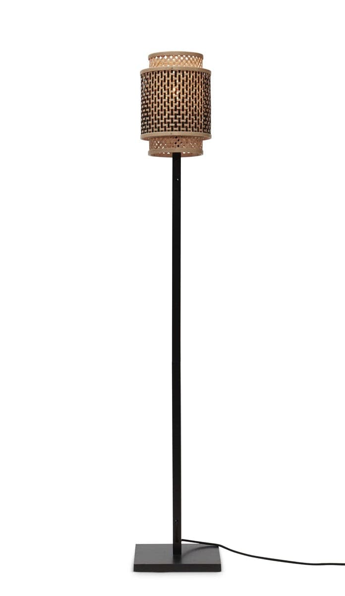 Lampe de Sol Bhutan S Noir et Nature