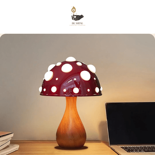 Lampe de table champignon