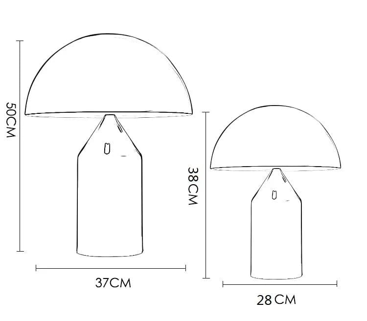 Lampe design italien années 70