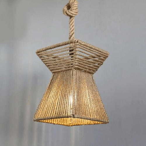 Lampe en corde