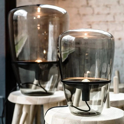 Lampe en verre design