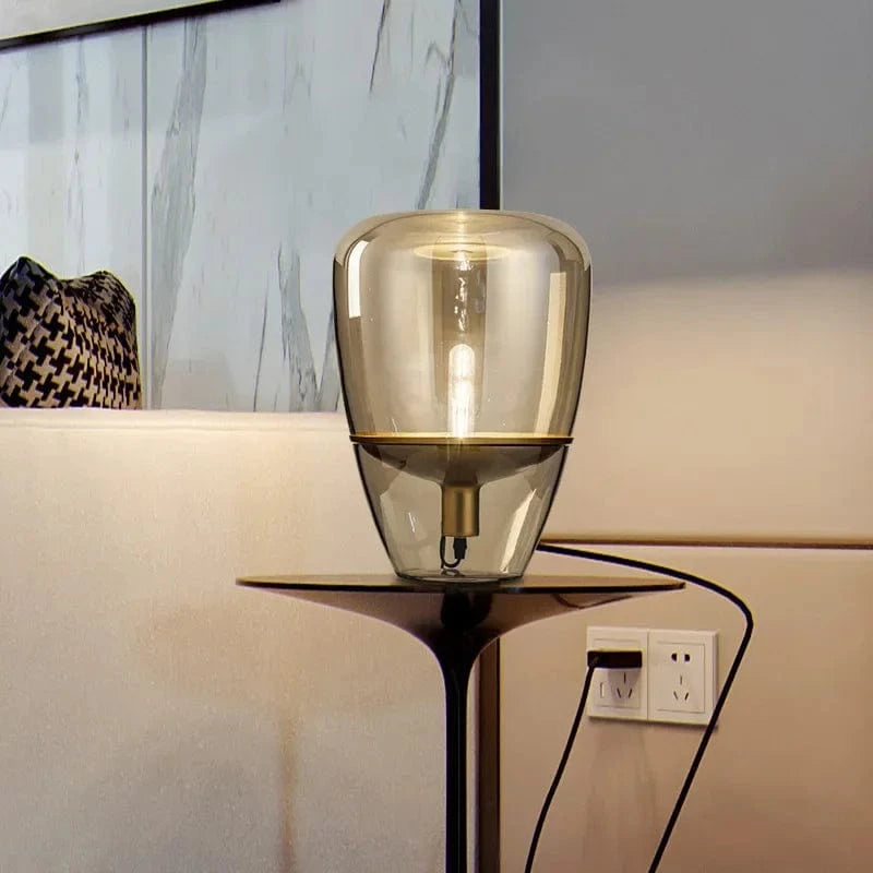 Lampe en verre design