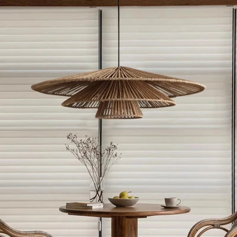 Lampe japonaise suspension