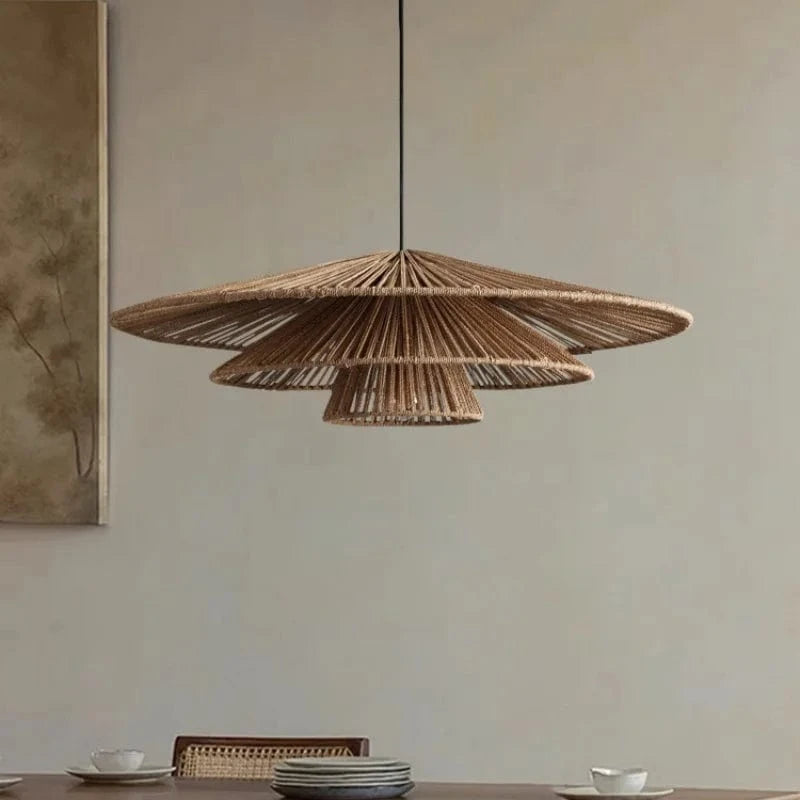 Lampe japonaise suspension