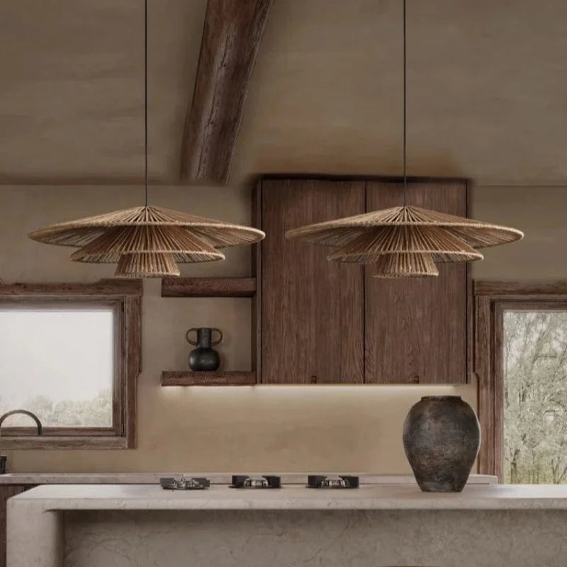 Lampe japonaise suspension