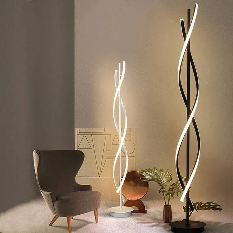 Lampe led spirale