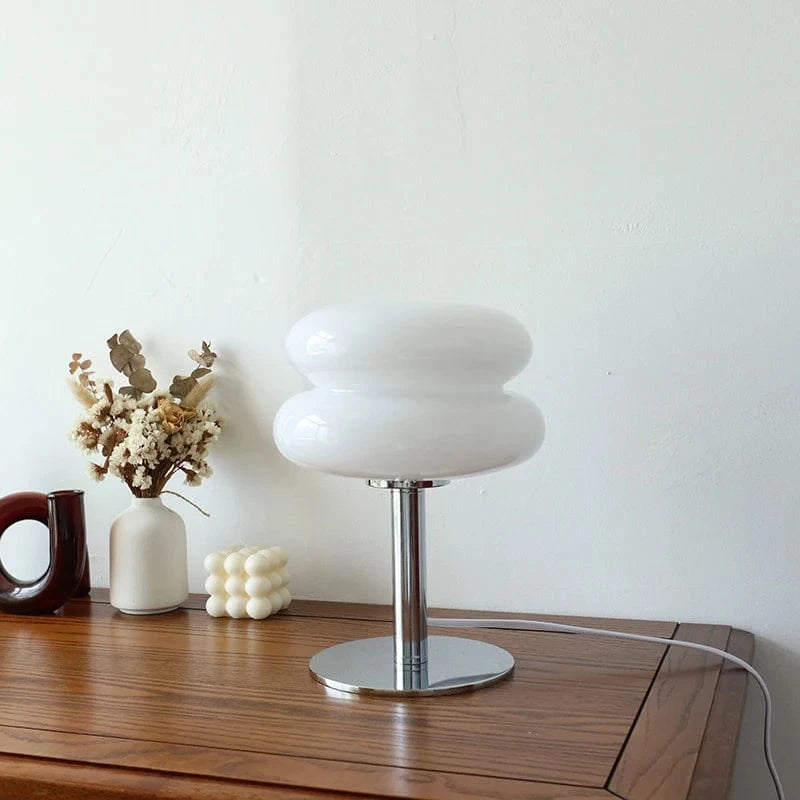 BLANC Lampe macaron