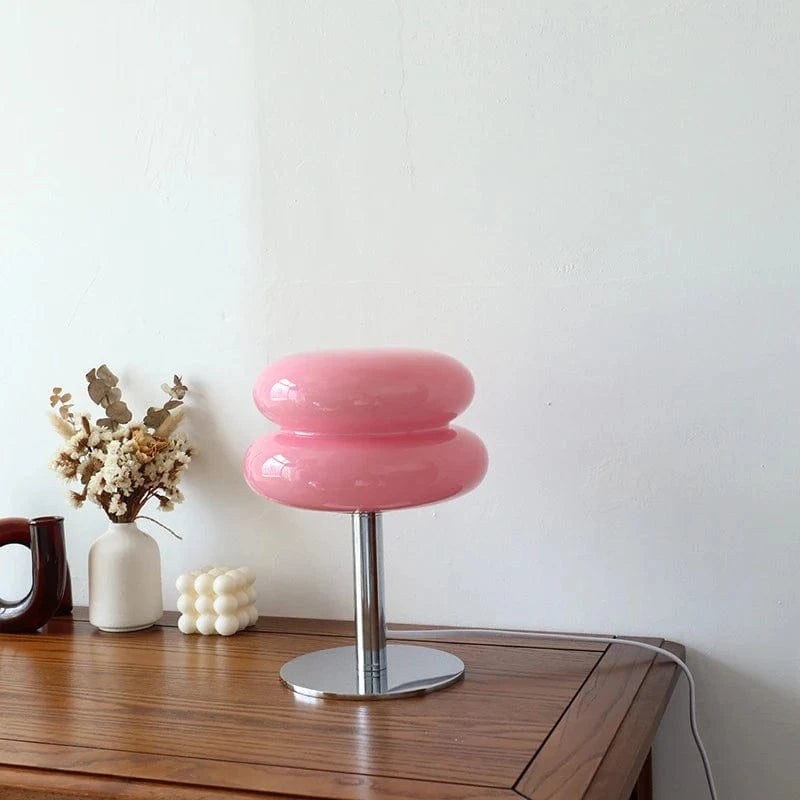 ROSE Lampe macaron