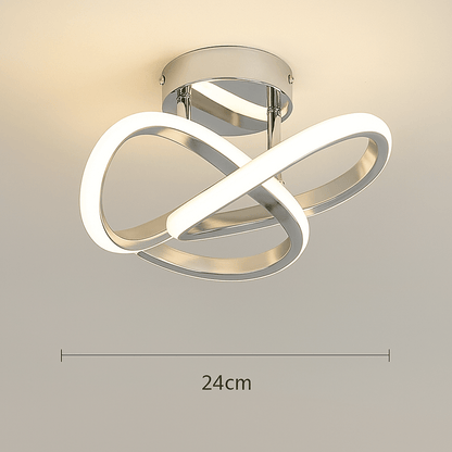 ARGENT / TRICOLORE (CONTRÔLE TÉLÉCOMMANDE) Lampe Plafond Design