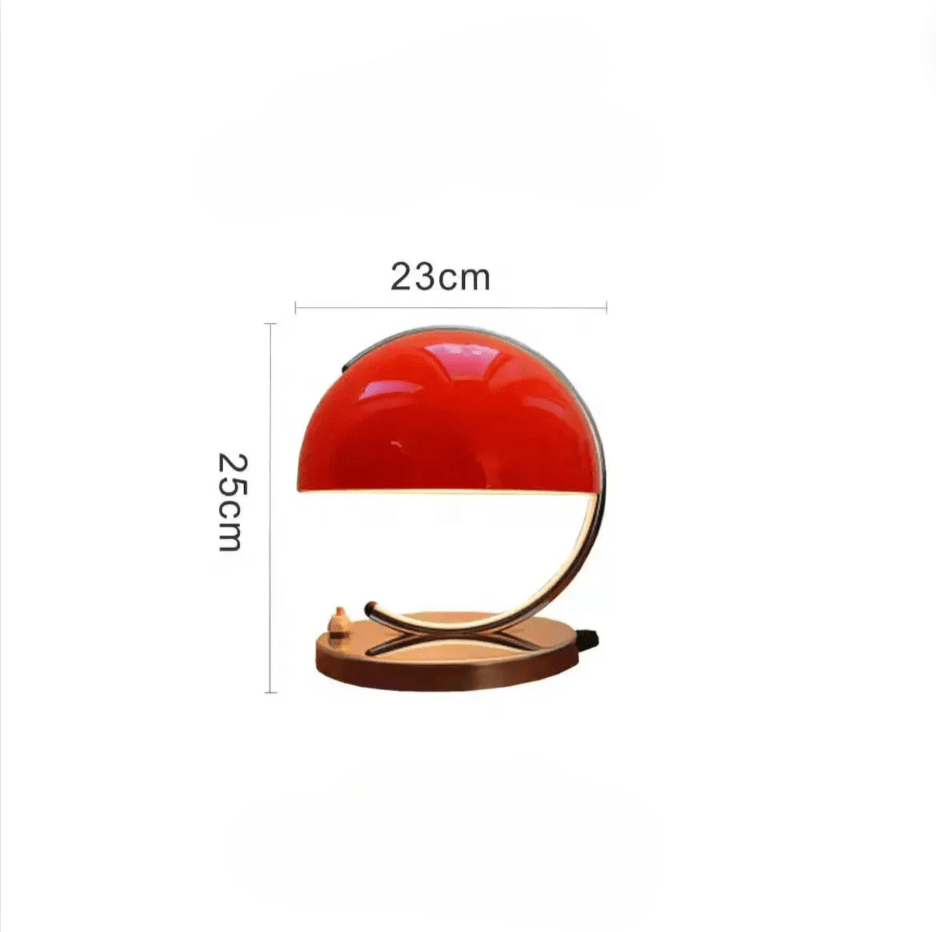 Lampe rétro orange