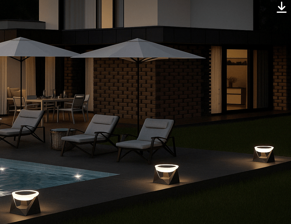 Lampe solaire extérieur a poser