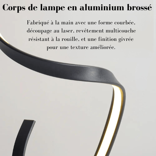 Lampe sur pied design salon