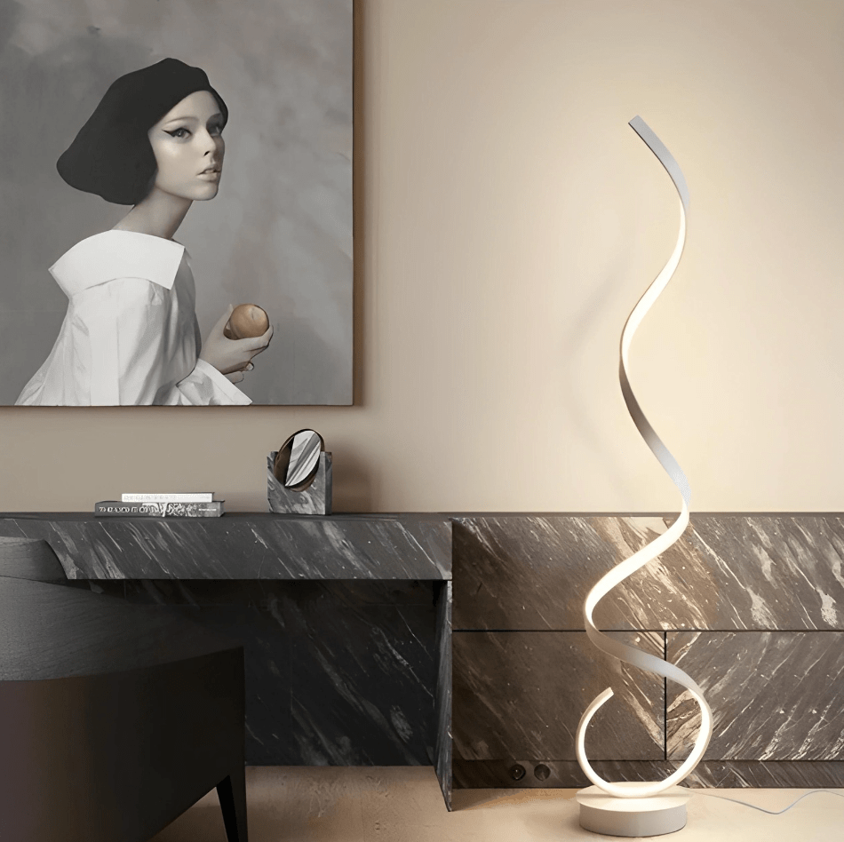 Lampe sur pied design salon