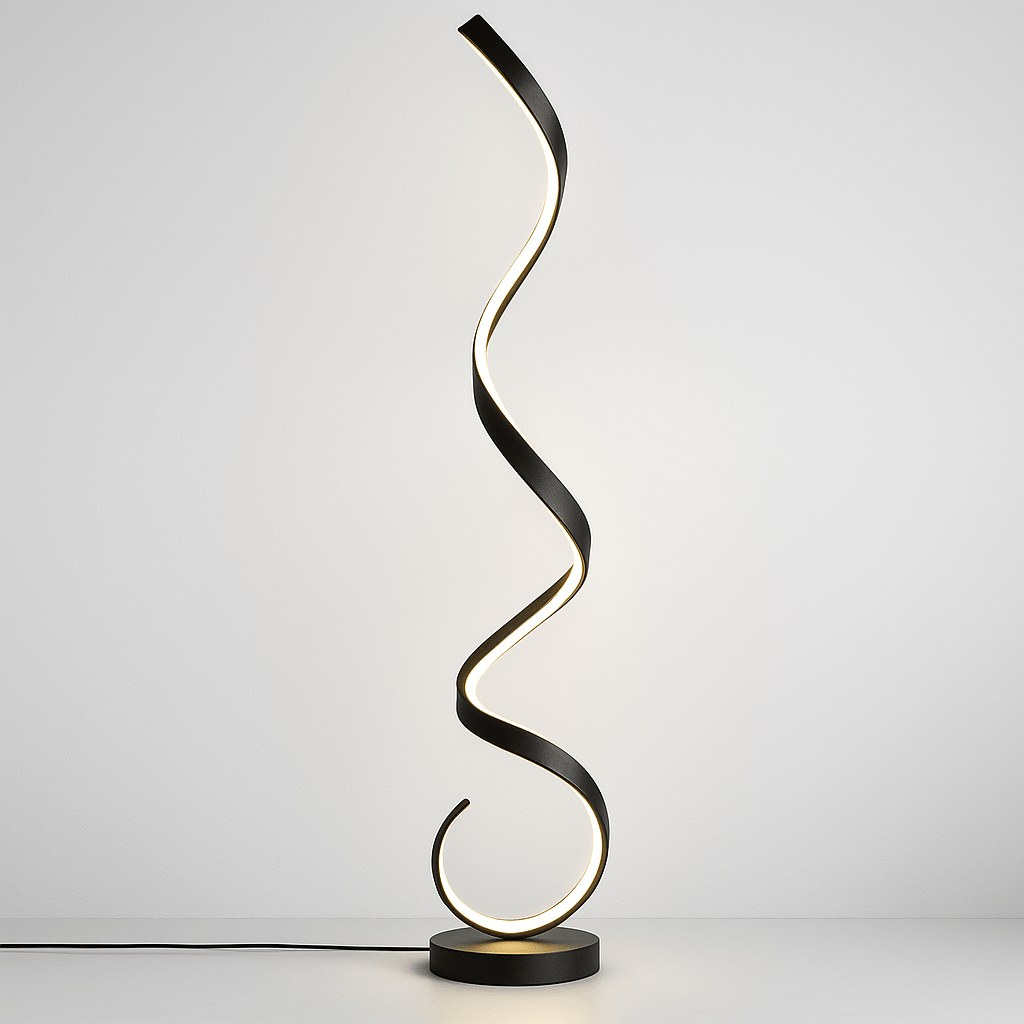 NOIR Lampe sur pied design salon