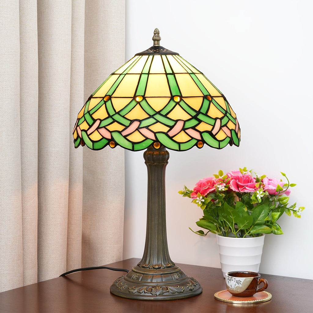 Lampe sur pied tiffany