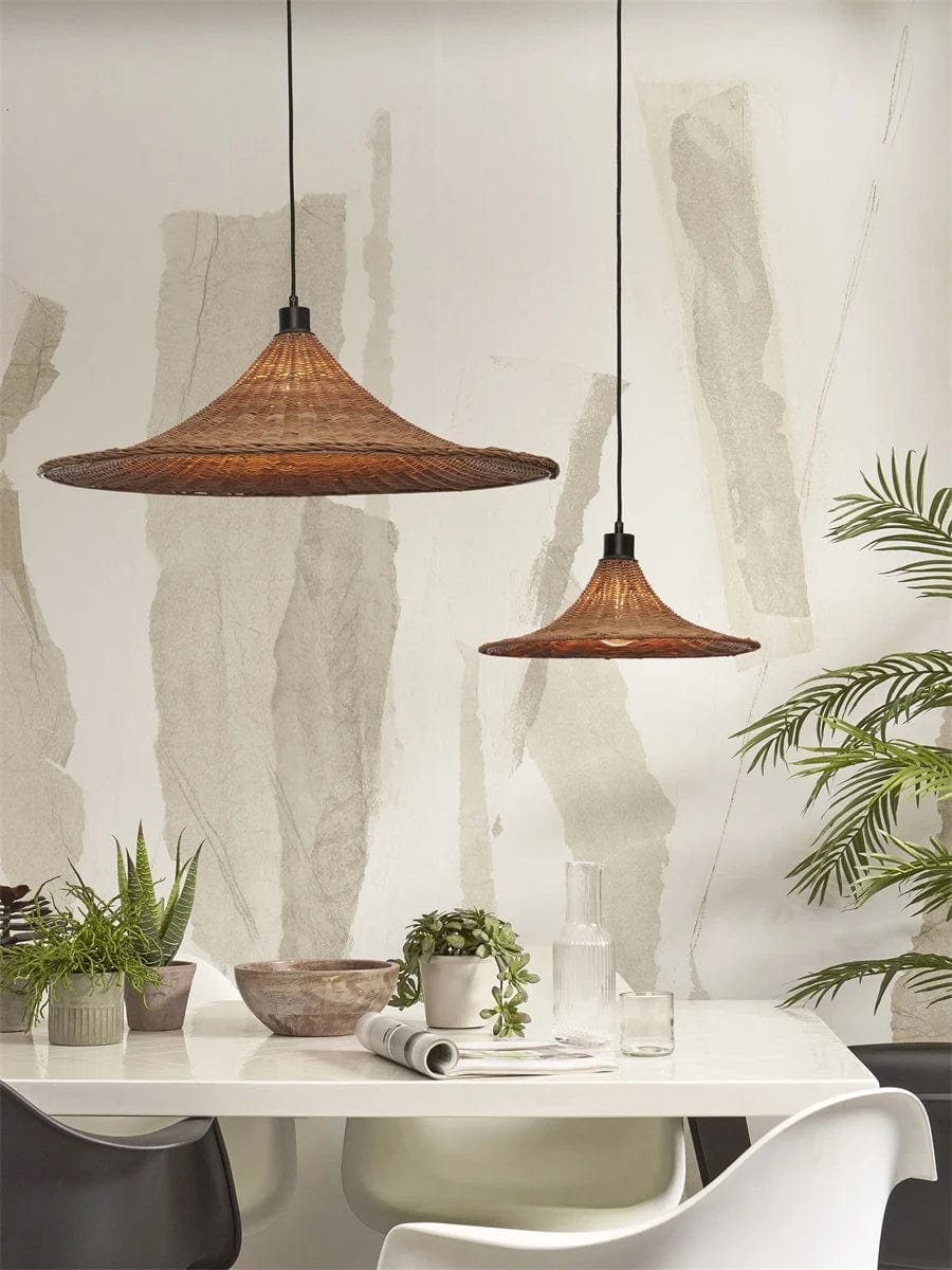 Lampe Suspendue "Borabora 70cm L, Nat." de Good & Mojo