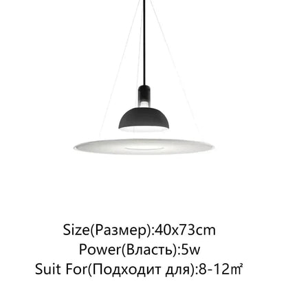 Black-40cm / Changeable light Lampe suspendue designer Danois