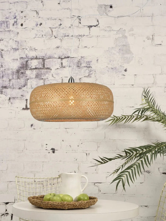 Lampe Suspendue "Palawan Bambou 1 Abat-jour, Naturel" de Good & Mojo