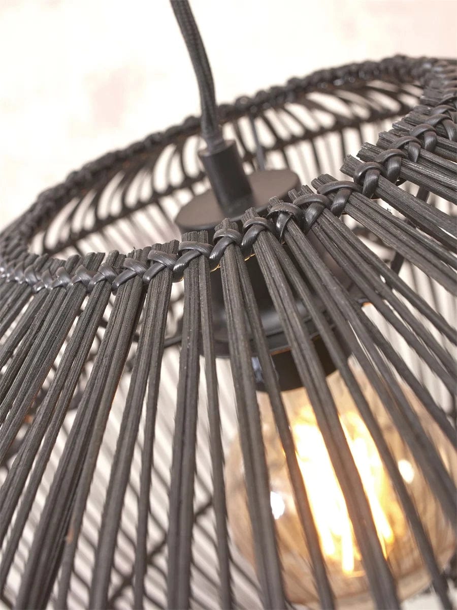 Lampe Suspendue "Zanzibar Round 40cm, Bl." de Good & Mojo