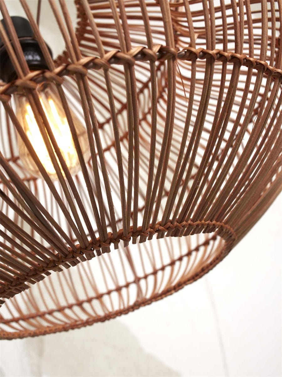 Lampe Suspendue "Zanzibar Round 40cm, Nat." de Good & Mojo