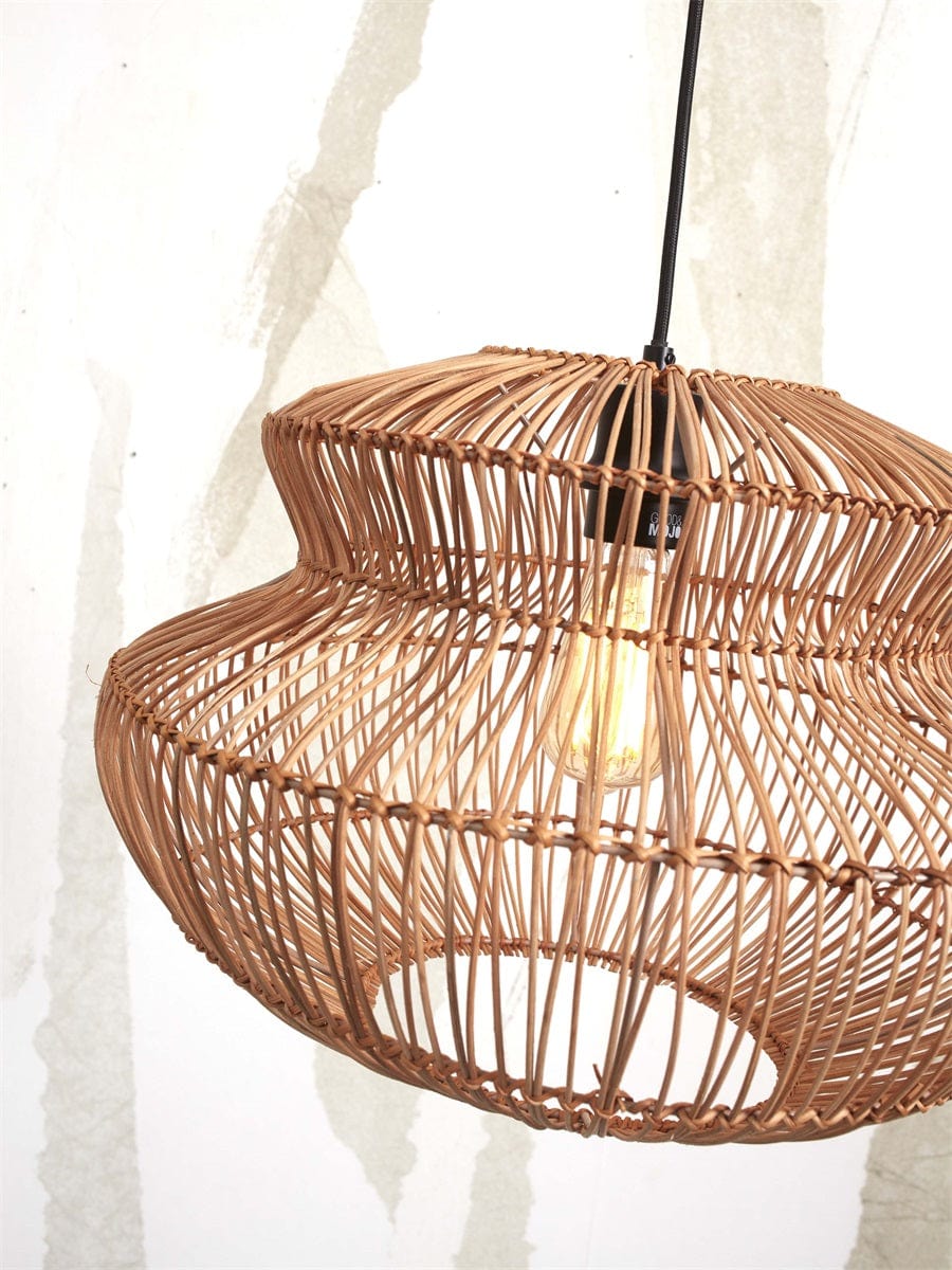 Lampe Suspendue "Zanzibar Round 40cm, Nat." de Good & Mojo