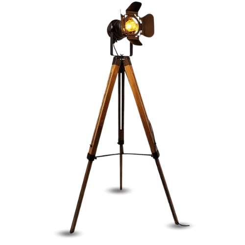 Lampe trepied projecteur