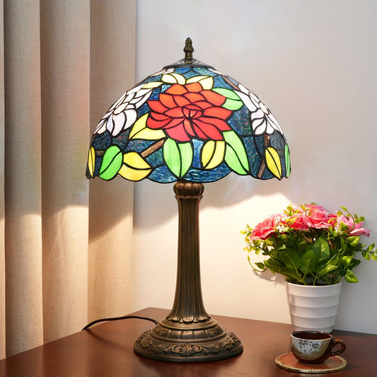 Lampe verre vintage tiffany