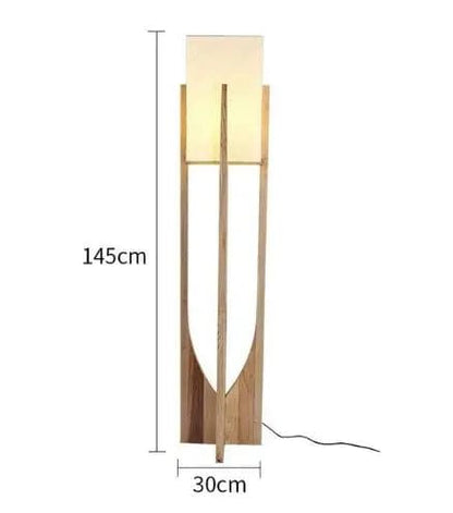 Lampes en bois naturel